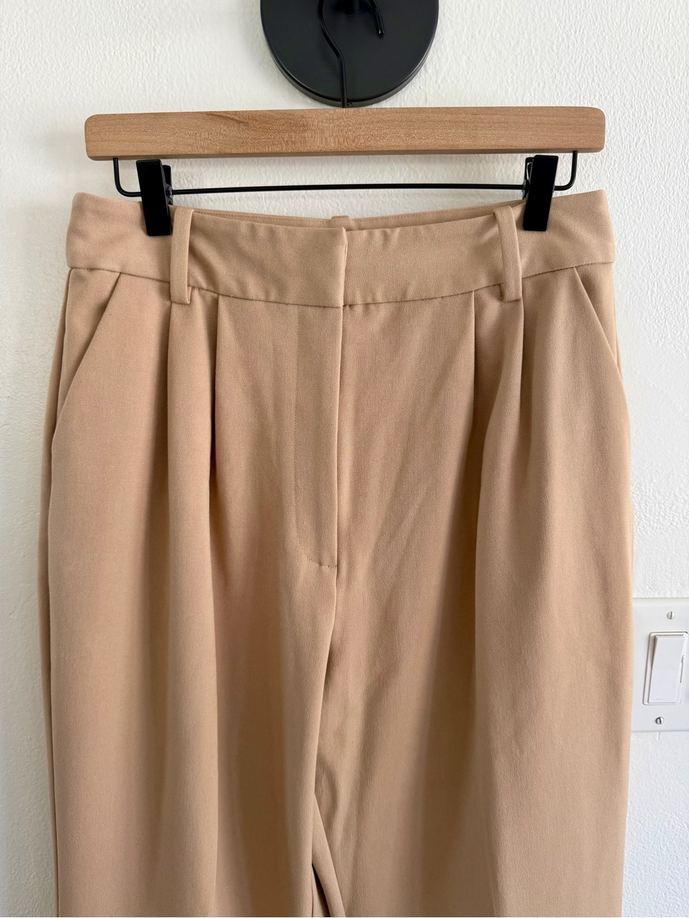 Favorite Daughter Tan Wide-Leg Trousers - Picture 5 of 8